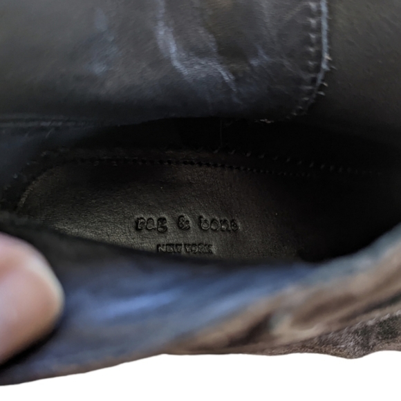 Rag & Bone Size 6 Brown harrow Suede Ankle Boots - Picture 8 of 8
